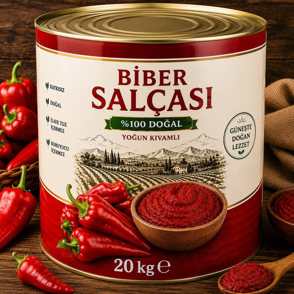 BİBER SALCASI 20 KG